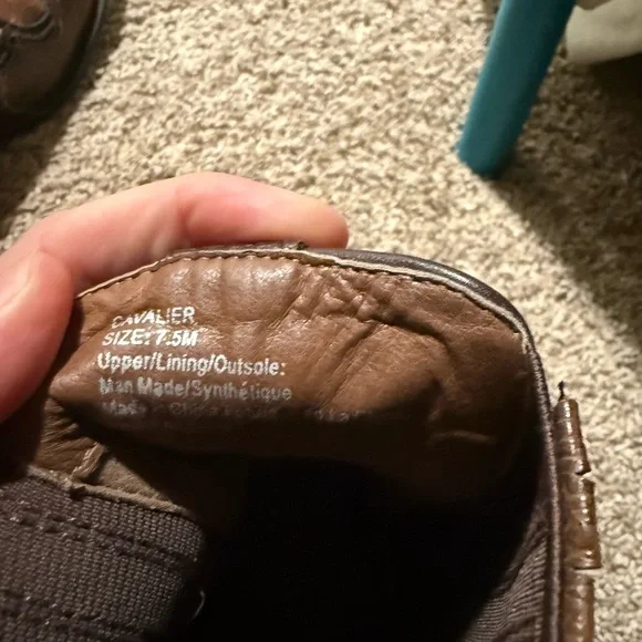 Free People Vegan Cavalier Western Boot 
Size 7.5 
Color Brown - Picture 3 of 9